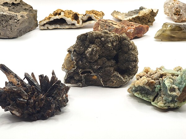 Botryoidal Herkimer Drusy Specimens