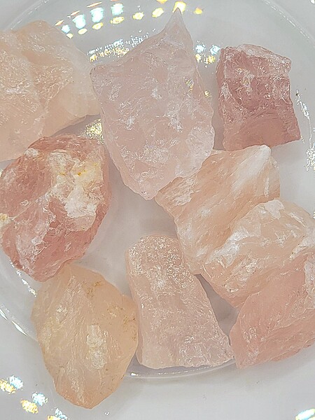 Raw Rose Quartz