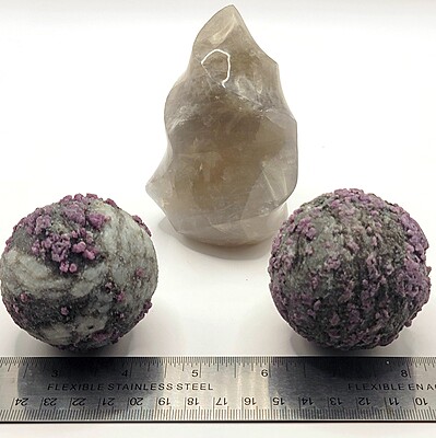 Plum Blossom Tourmaline Spheres