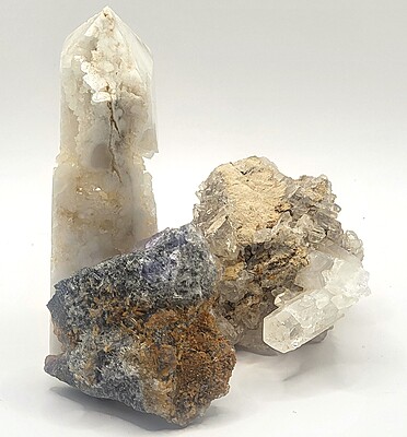Tanzanite Fluorite Clusters