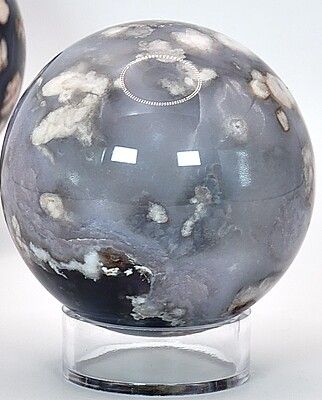 Blue Flower Agate Sphere