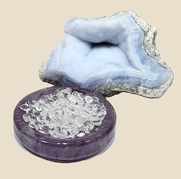 Blue Lace Agate Geodes