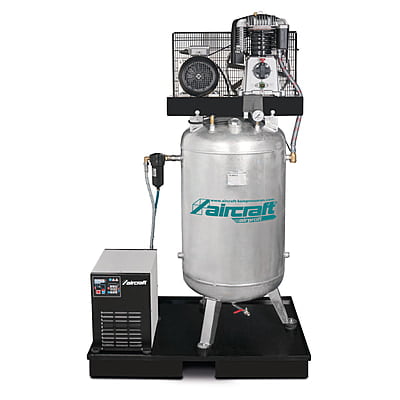 AIRCRAFT AIRPROFI 703/270/10 VK – Stationary Piston Compressor With Refrigeration Dryer