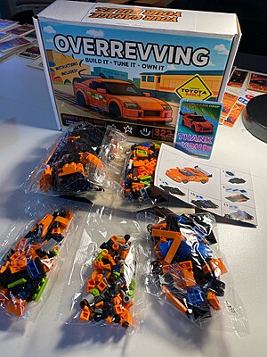 Toyota MK4 - Generic Plastic Brick Assembly Puzzle Kit