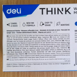 DELI U00230 WHITEBOARD MARKER BLUE CHI