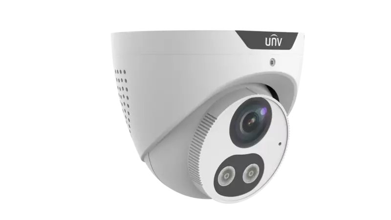 UNV 8MP Turret IP Camera, Tri-guard ,ColourHunter, with speaker professional project series IPC3618SB-DF28KMC-I0