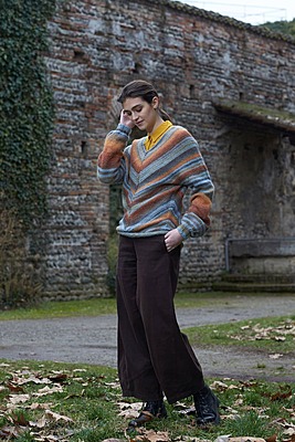 SCHEDA MAGLIA RIGADRITTO – Pullover a V Sauvignon SCHEDA MAGLIA RIGADRITTO – Pullover a V Sauvignon