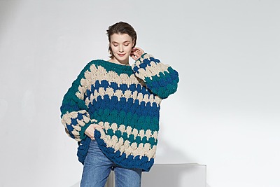 SCHEDA MAGLIA CANDY – Pullover oversize Fiano SCHEDA MAGLIA CANDY – Pullover oversize Fiano