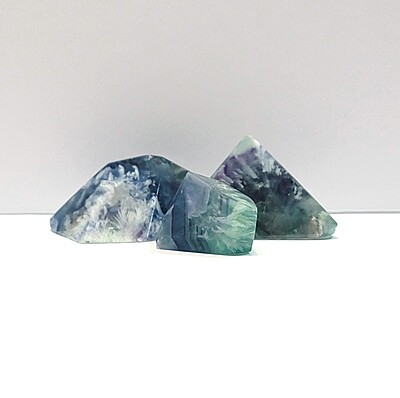 Feather Fluorite Freeforms Feather Fluorite Freeforms