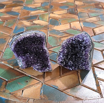Raw Cut Amethyst Geodes