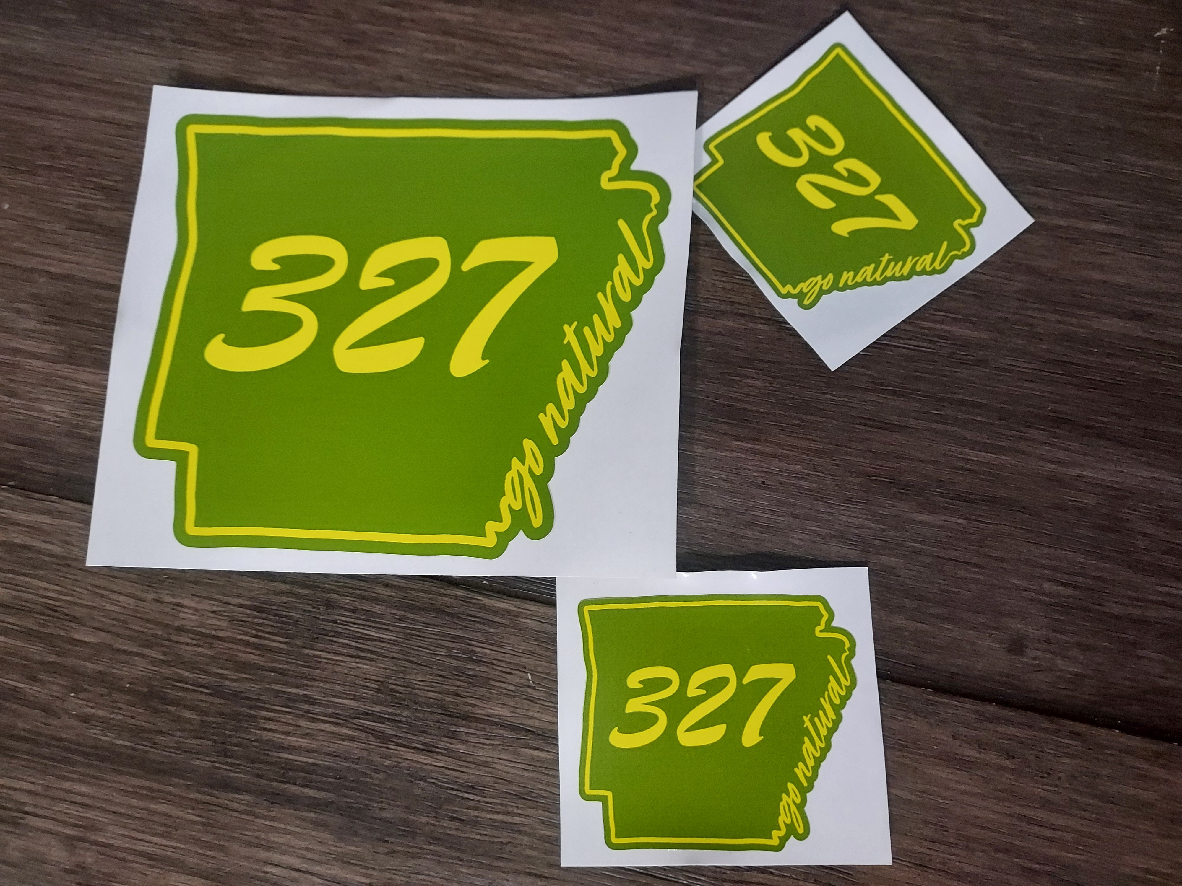 327 Vinyl Sticker