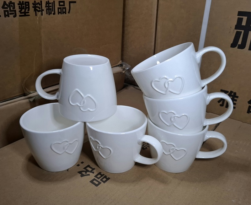 6-piece Porcelain Love Mug 240ml