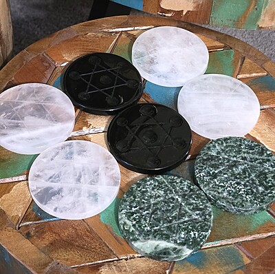 Hexagram Mini Sphere Holder Set with Mixed Minis