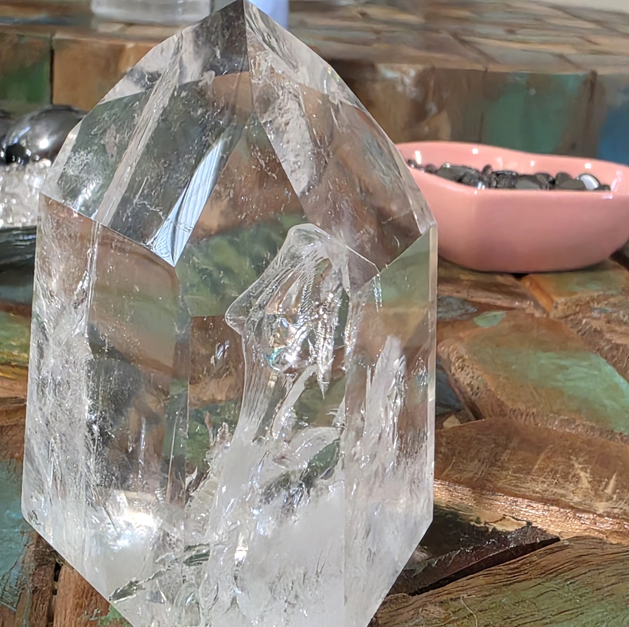 Medium Clear Quartz Towers