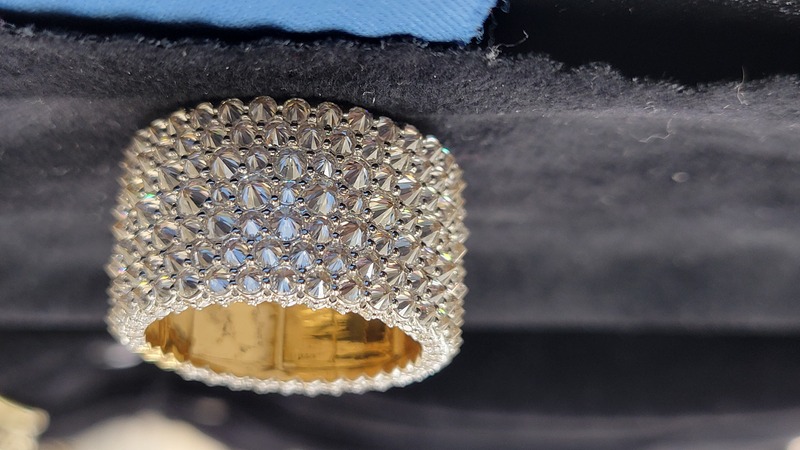 culet up diamond ring