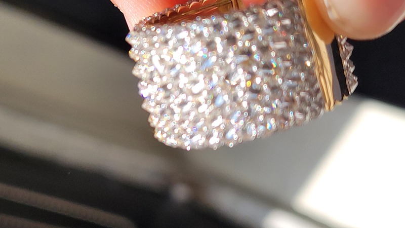 culet up diamond ring