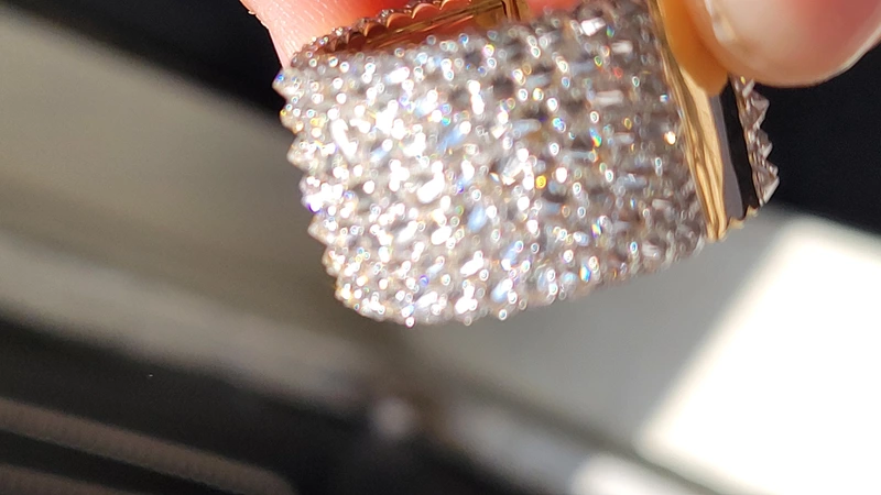 culet up diamond ring