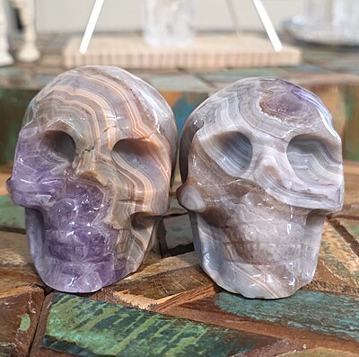 Amethyst Agate Skulls Amethyst Agate Skulls