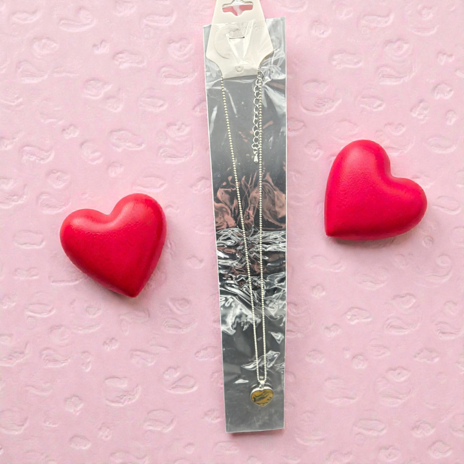 Heart Paua Shell Pendant Necklace