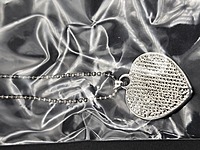 Heart Paua Shell Pendant Necklace