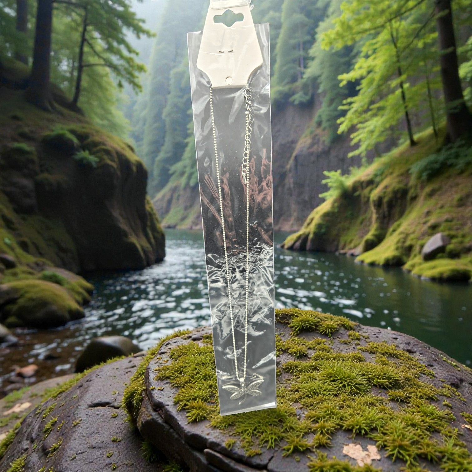 Dragonfly Paua Shell Pendant Necklace