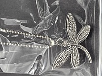 Dragonfly Paua Shell Pendant Necklace