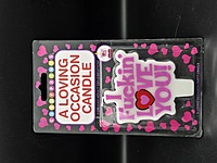I F*ckin’ Love You Candle, Funny Adult Celebration Candle