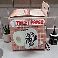 I’m the F*ckin’ Boss Toilet Paper, Funny Novelty Gag Gift