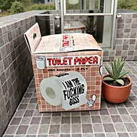 I’m the F*ckin’ Boss Toilet Paper, Funny Novelty Gag Gift