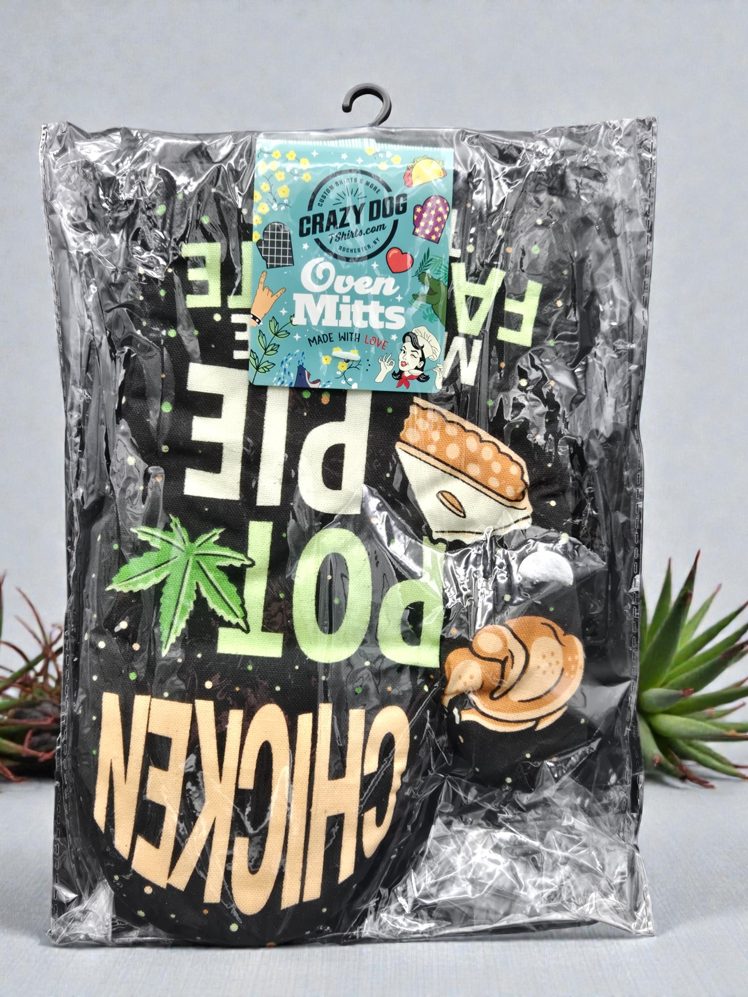 Chicken Pot Pie Funny Oven Mitts