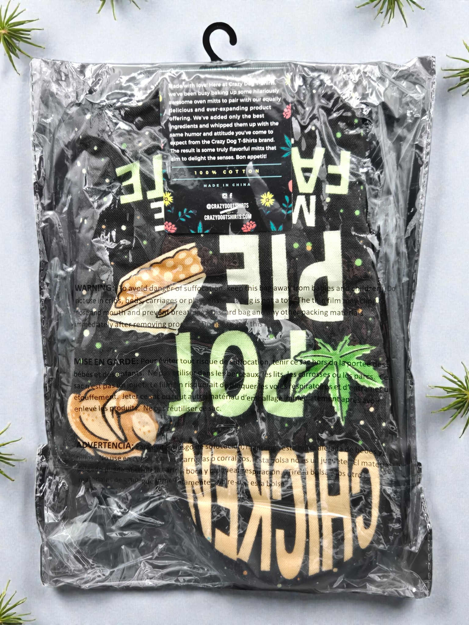 Chicken Pot Pie Funny Oven Mitts