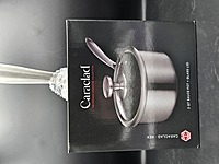 Caraclad HEX 2 QT Sauce Pot with Glass Lid, Private Label Exclusive