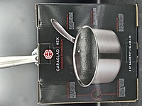Caraclad HEX 2 QT Sauce Pot with Glass Lid, Private Label Exclusive