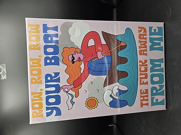 Row Row Row Your Boat The F*k Away From Me 500 Piece Puzzle