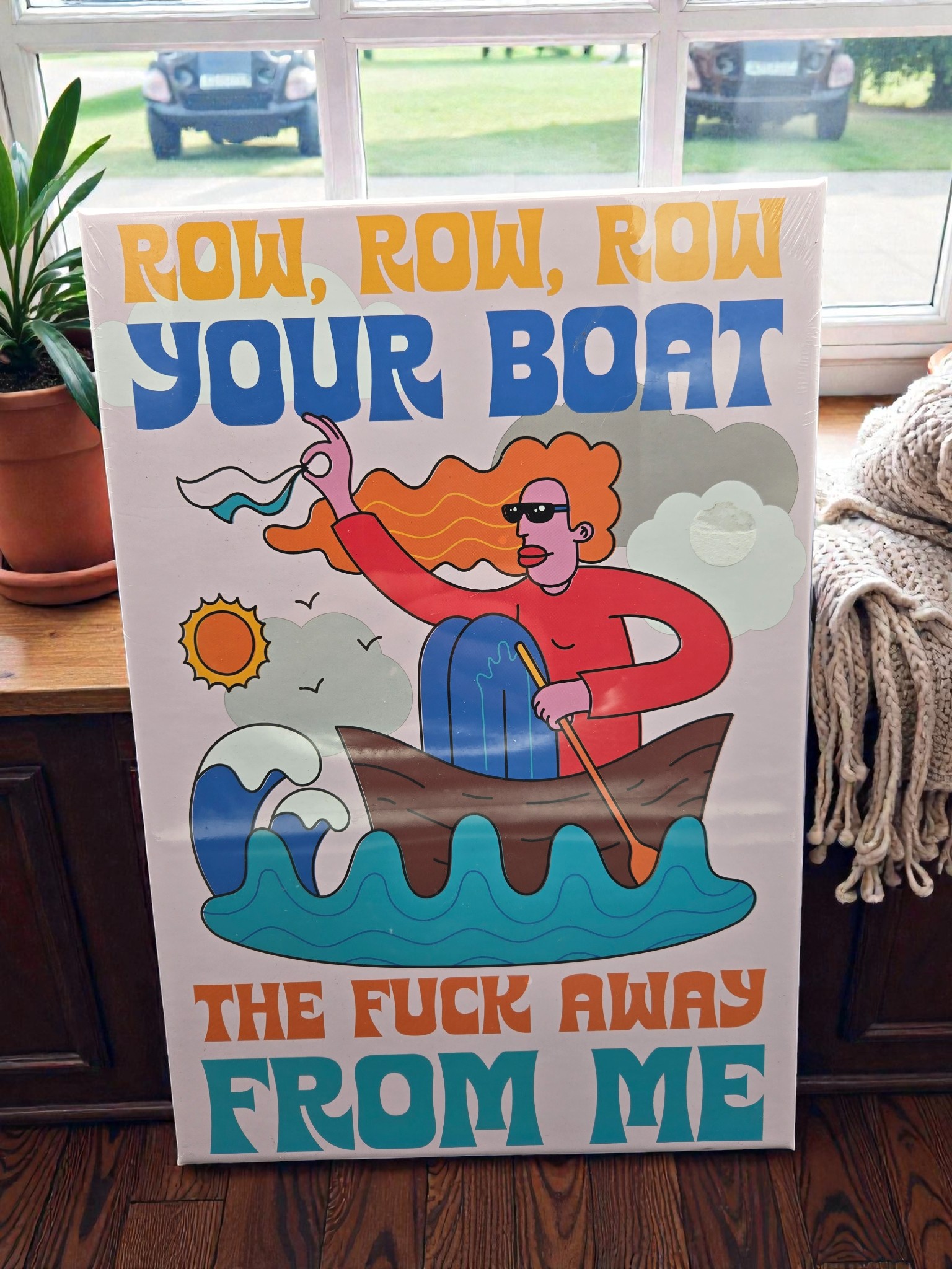 Row Row Row Your Boat The F*k Away From Me 500 Piece Puzzle
