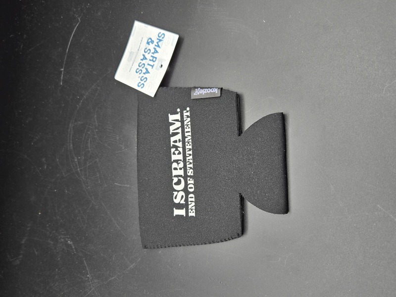 “I Scream. End of Statement.” Ice Cream Koozie