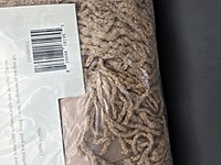 BellaRusso “Ivory Dreams” Solid Acrylic Throw with Fringe (Tan)