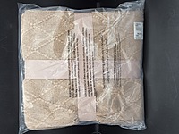 BellaRusso “Ivory Dreams” Solid Acrylic Throw with Fringe (Tan)