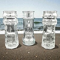 Vintage Red Lobster Lighthouse Glass Set (1980s–1990s)