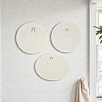 Vintage 1980s Garfield Glitter Wall Plaque Set, Handmade Plaster Art