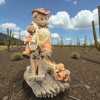 Vintage 1995 Cottage Collectibles “Round ’Em Up” Figurine by GANZ