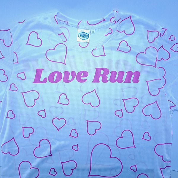 White Love Run T-Shirt