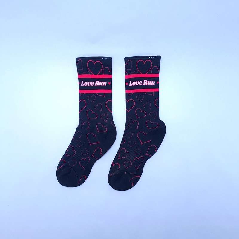 Black Love Run Socks