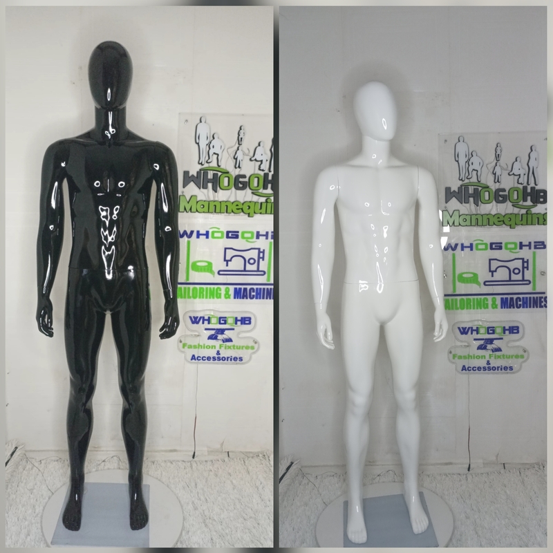 Glossy Full Body Male Mannequin Standard Chest 38"