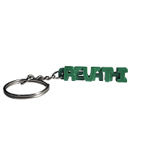 Personalized 3D Printed Name Keychain - Block Letter Style