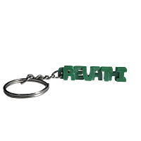 Personalized 3D Printed Name Keychain - Block Letter Style