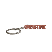 Personalized 3D Printed Name Keychain - Block Letter Style