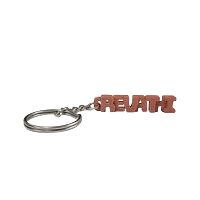 Personalized 3D Printed Name Keychain - Block Letter Style