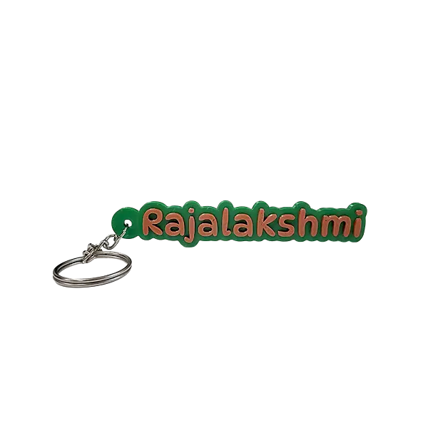 Personalized 3D Printed Name Keychain - Cursive Style