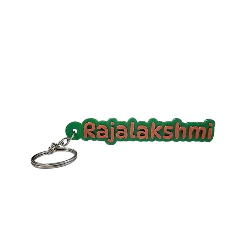 Personalized 3D Printed Name Keychain - Cursive Style